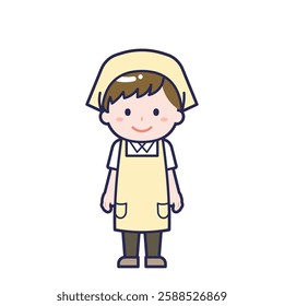 This is an illustration of a man's "housekeeper".