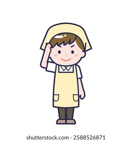 This is an illustration of a man's "housekeeper".
