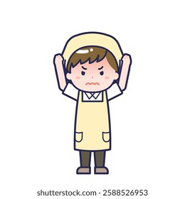 This is an illustration of a man's "housekeeper".