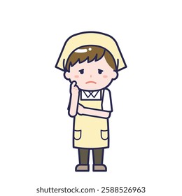 This is an illustration of a man's "housekeeper".