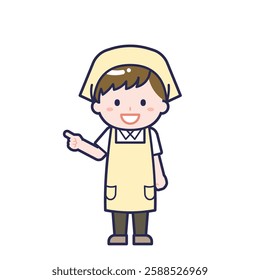 This is an illustration of a man's "housekeeper".