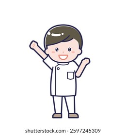This is an illustration of a man's "nurse".