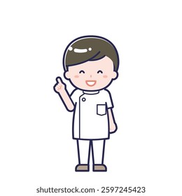 This is an illustration of a man's "nurse".