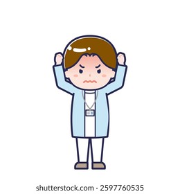 This is an illustration of a man's "nurse".