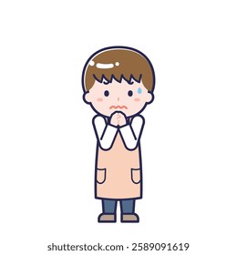 This is an illustration of a man's "nursery teacher".