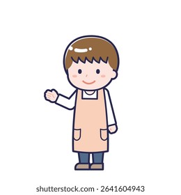 This is an illustration of a man's "Nursery teacher".