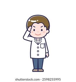 This is an illustration of a man's "pharmacist".
