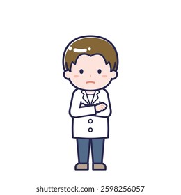 This is an illustration of a man's "pharmacist".