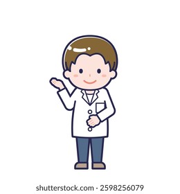 This is an illustration of a man's "pharmacist".