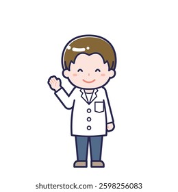 This is an illustration of a man's "pharmacist".