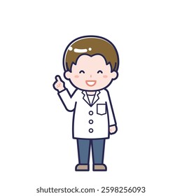This is an illustration of a man's "pharmacist".
