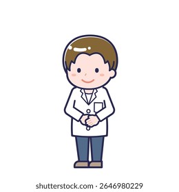 Esta é uma ilustração do "farmacêutico" de um homem.