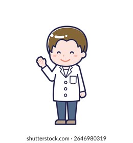 Dies ist eine Illustration des "Apothekers" eines Mannes.