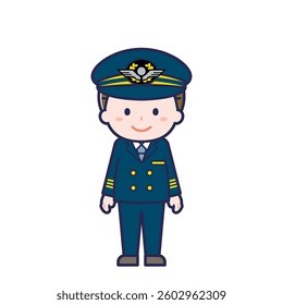 This is an illustration of a man's "pilot".