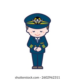 This is an illustration of a man's "pilot".