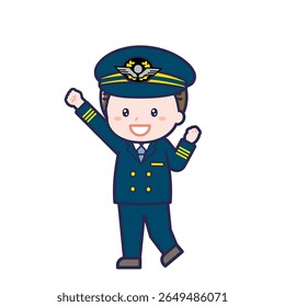This is an illustration of a man's "pilot".