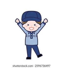 This is an illustration of a man's "postman".