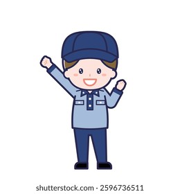 This is an illustration of a man's "postman".
