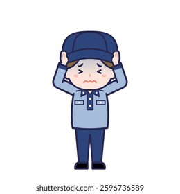 This is an illustration of a man's "postman".