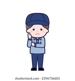 This is an illustration of a man's "postman".