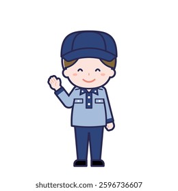 This is an illustration of a man's "postman".