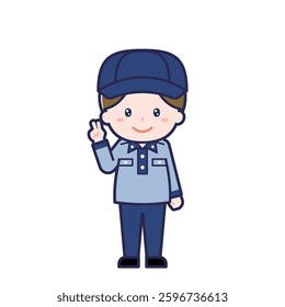 This is an illustration of a man's "postman".