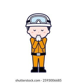 This is an illustration of a man's "rescue team".