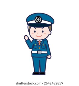 This is an illustration of a man's "Security Guard".