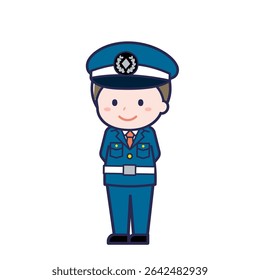 This is an illustration of a man's "Security Guard".
