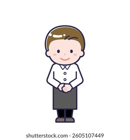 This is an illustration of a man's "Server".