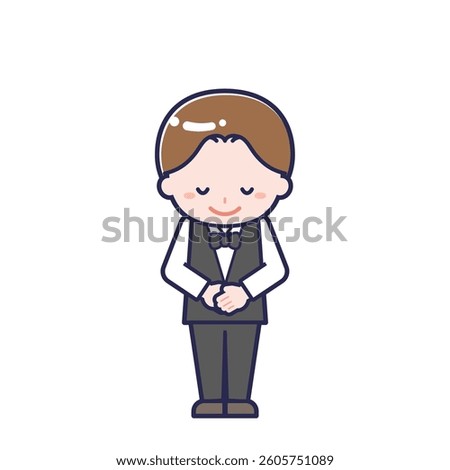 This is an illustration of a man's "Server".