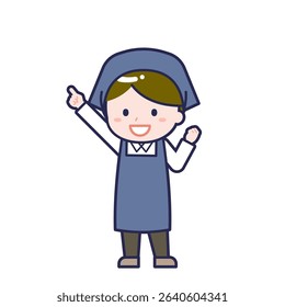 This is an illustration of a man's "staff".
