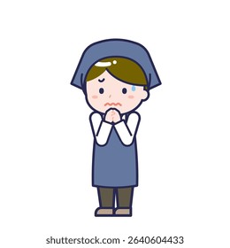 This is an illustration of a man's "staff".