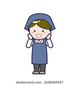 This is an illustration of a man's "staff".