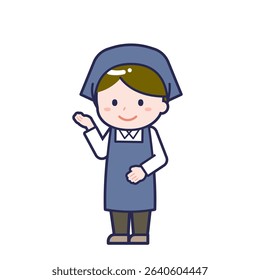 This is an illustration of a man's "staff".