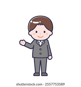 This is an illustration of a man's "suit".