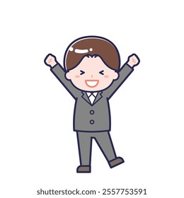 This is an illustration of a man's "suit".