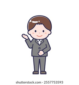 This is an illustration of a man's "suit".