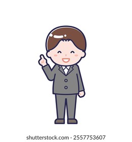 This is an illustration of a man's "suit".