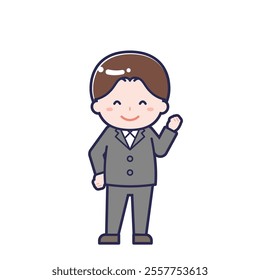 This is an illustration of a man's "suit".