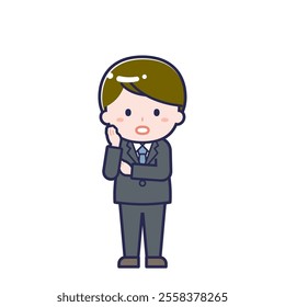 This is an illustration of a man's "suit".