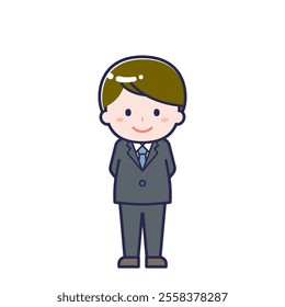 This is an illustration of a man's "suit".