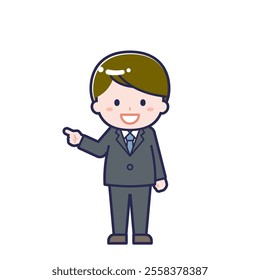 This is an illustration of a man's "suit".