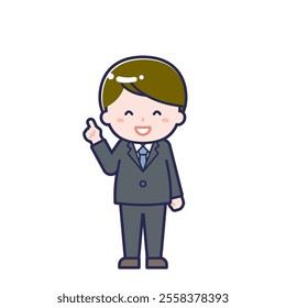 This is an illustration of a man's "suit".