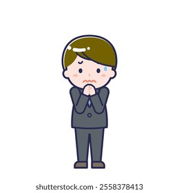 This is an illustration of a man's "suit".