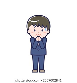 This is an illustration of a man's "suit".