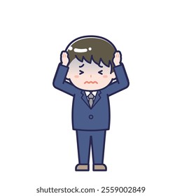 This is an illustration of a man's "suit".