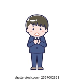 This is an illustration of a man's "suit".