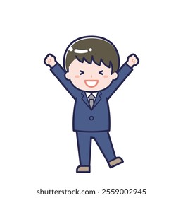 This is an illustration of a man's "suit".
