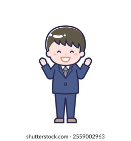 This is an illustration of a man's "suit".